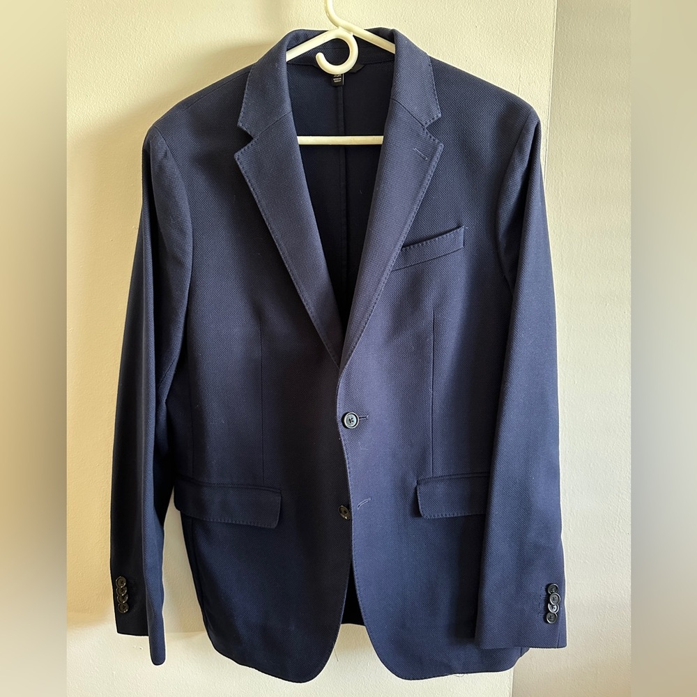 Banana Republic Textured Cotton Unstructured Blazer - Men’s 40R